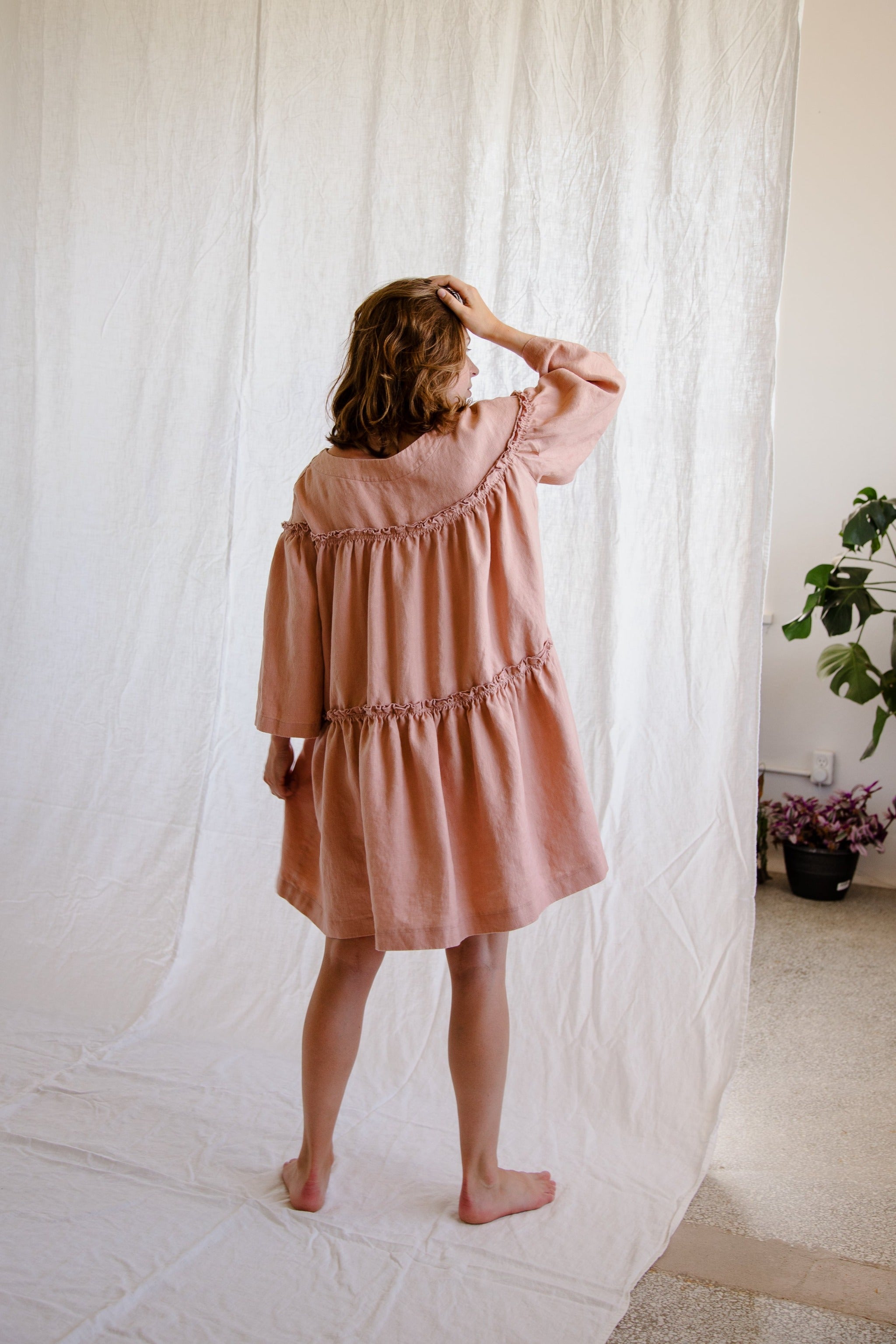 Ruffle Dress - cedarandvine