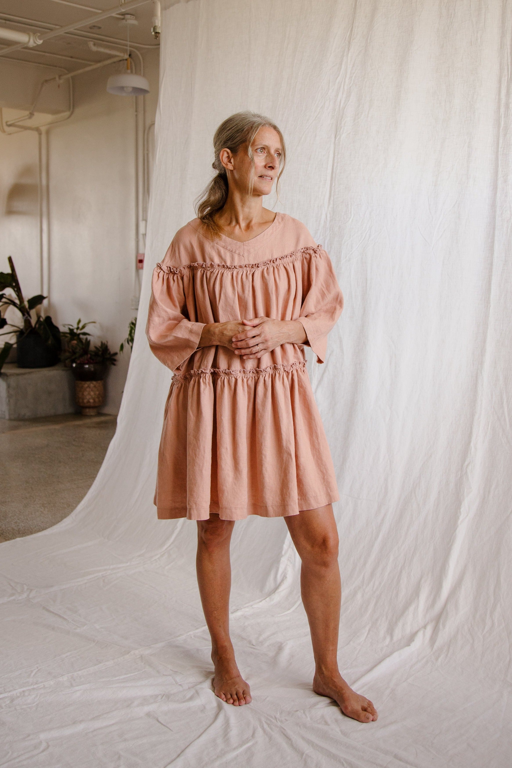 Tiered Trapeze Dress - cedarandvine