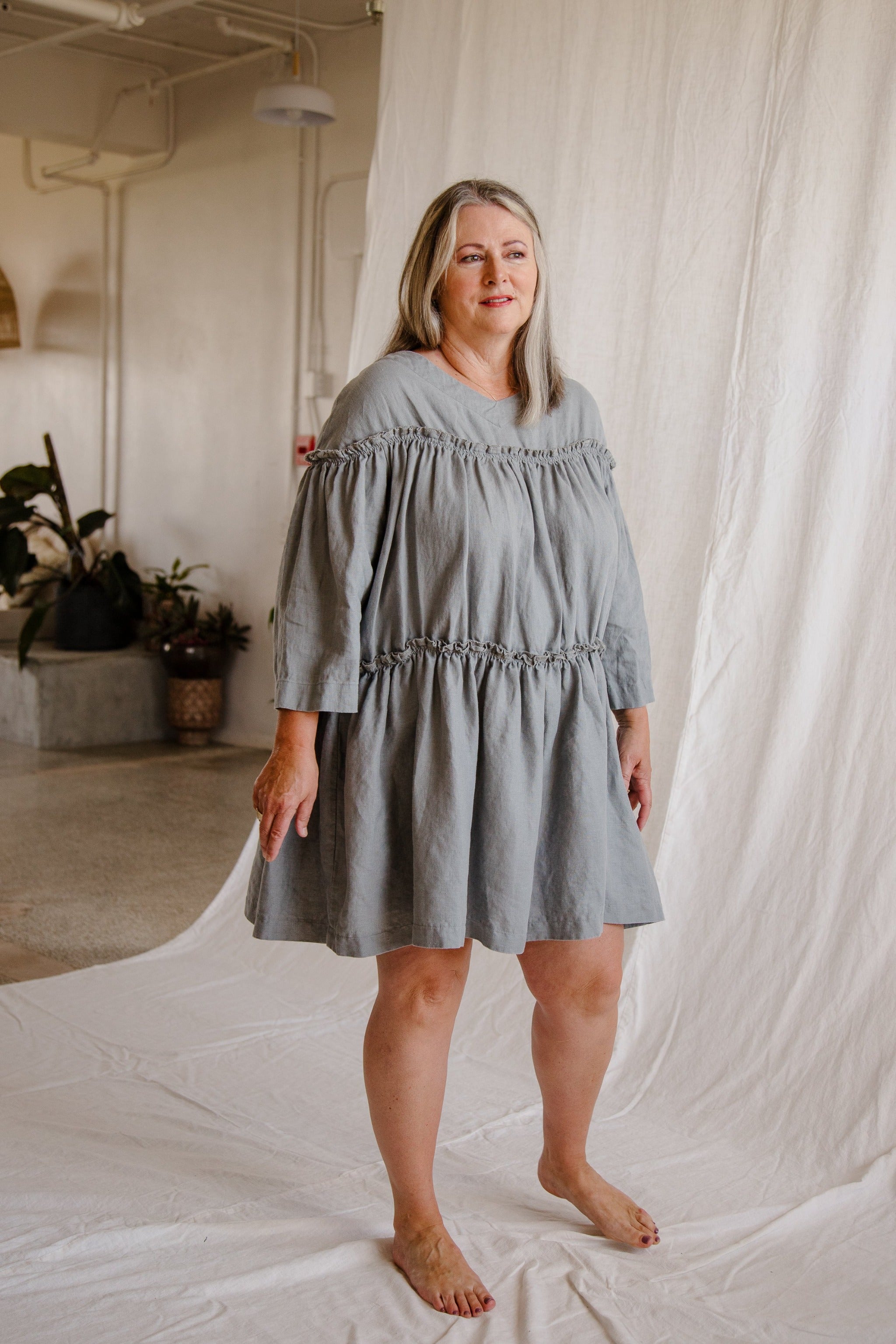 Tiered Trapeze Dress - cedarandvine