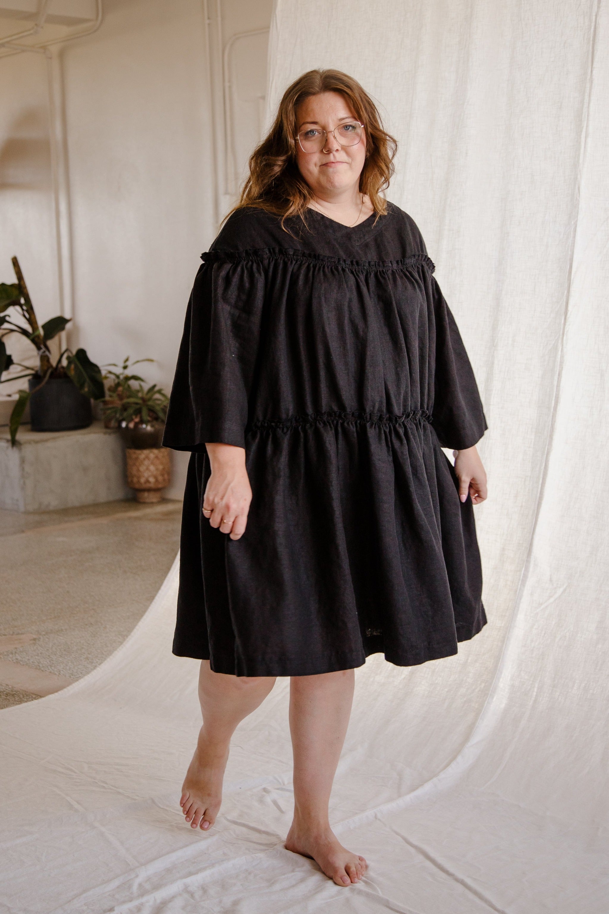 Tiered Trapeze Dress - cedarandvine