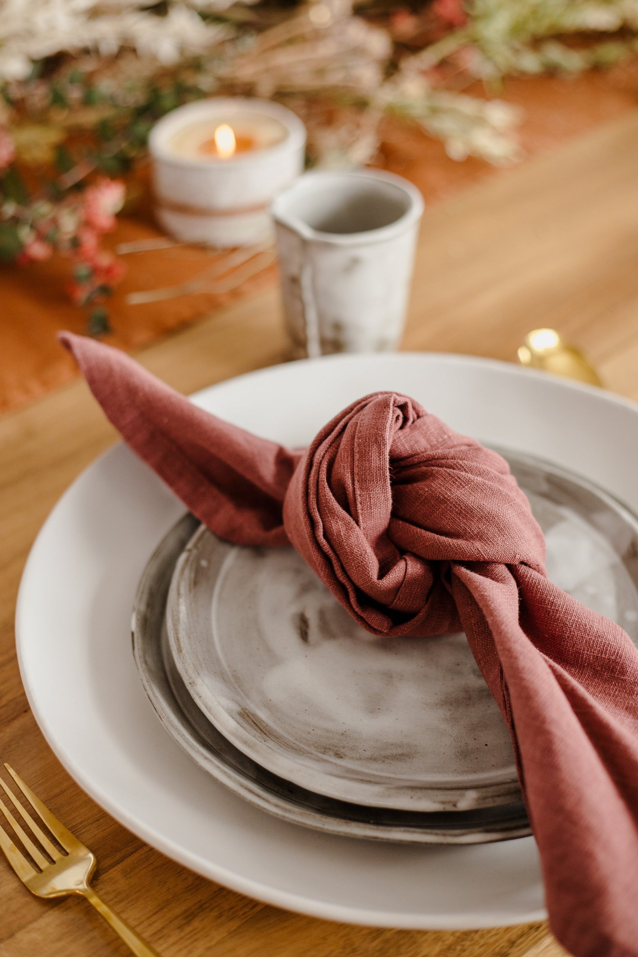 Linen Table Napkin - cedarandvine