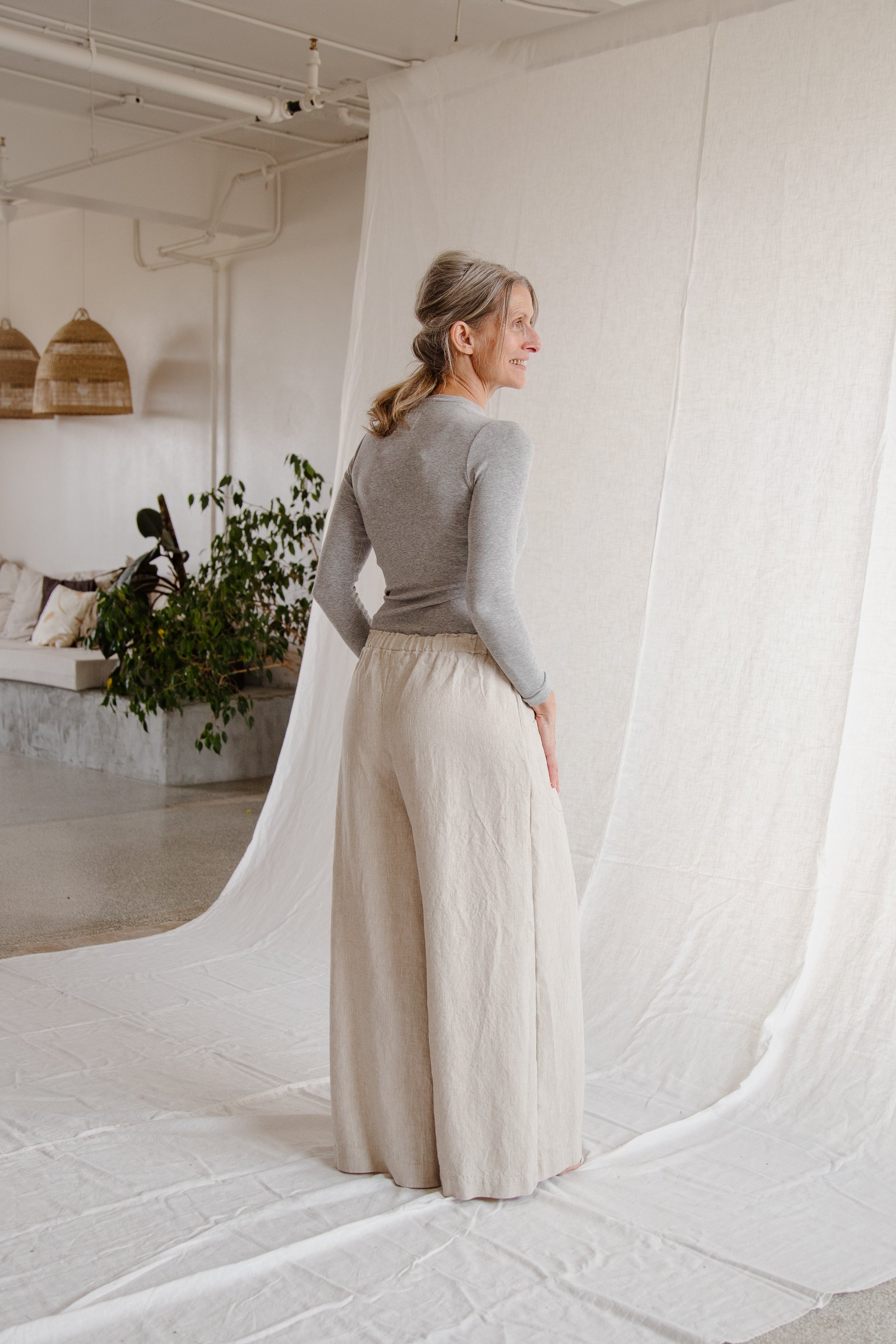 Linen Culotte - cedarandvine