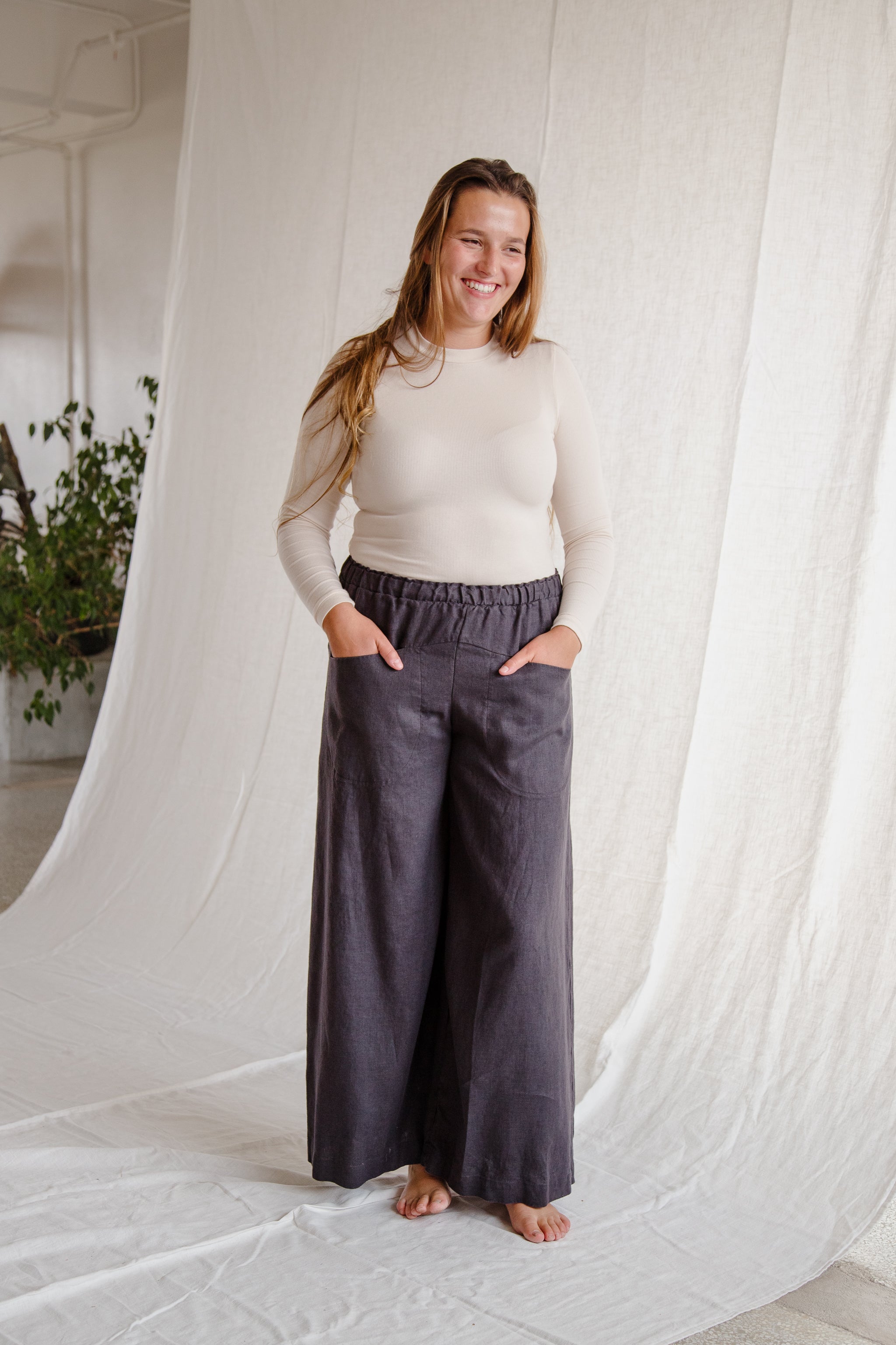 Linen Culotte - cedarandvine