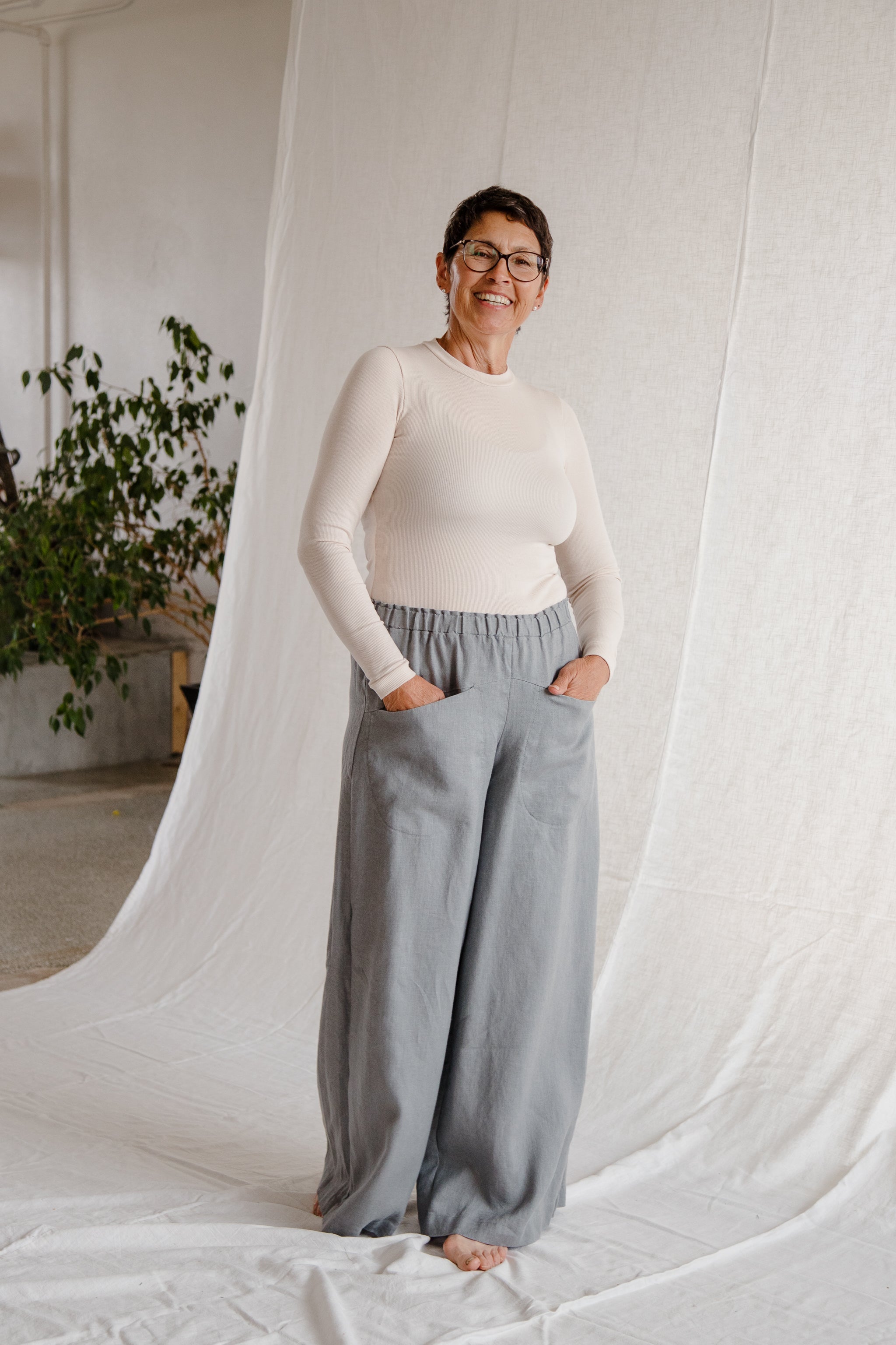 Linen Culotte - cedarandvine