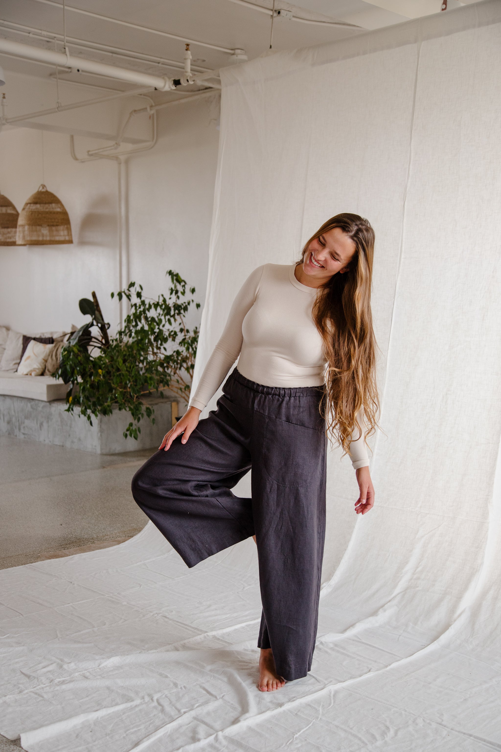 Linen Culotte - cedarandvine