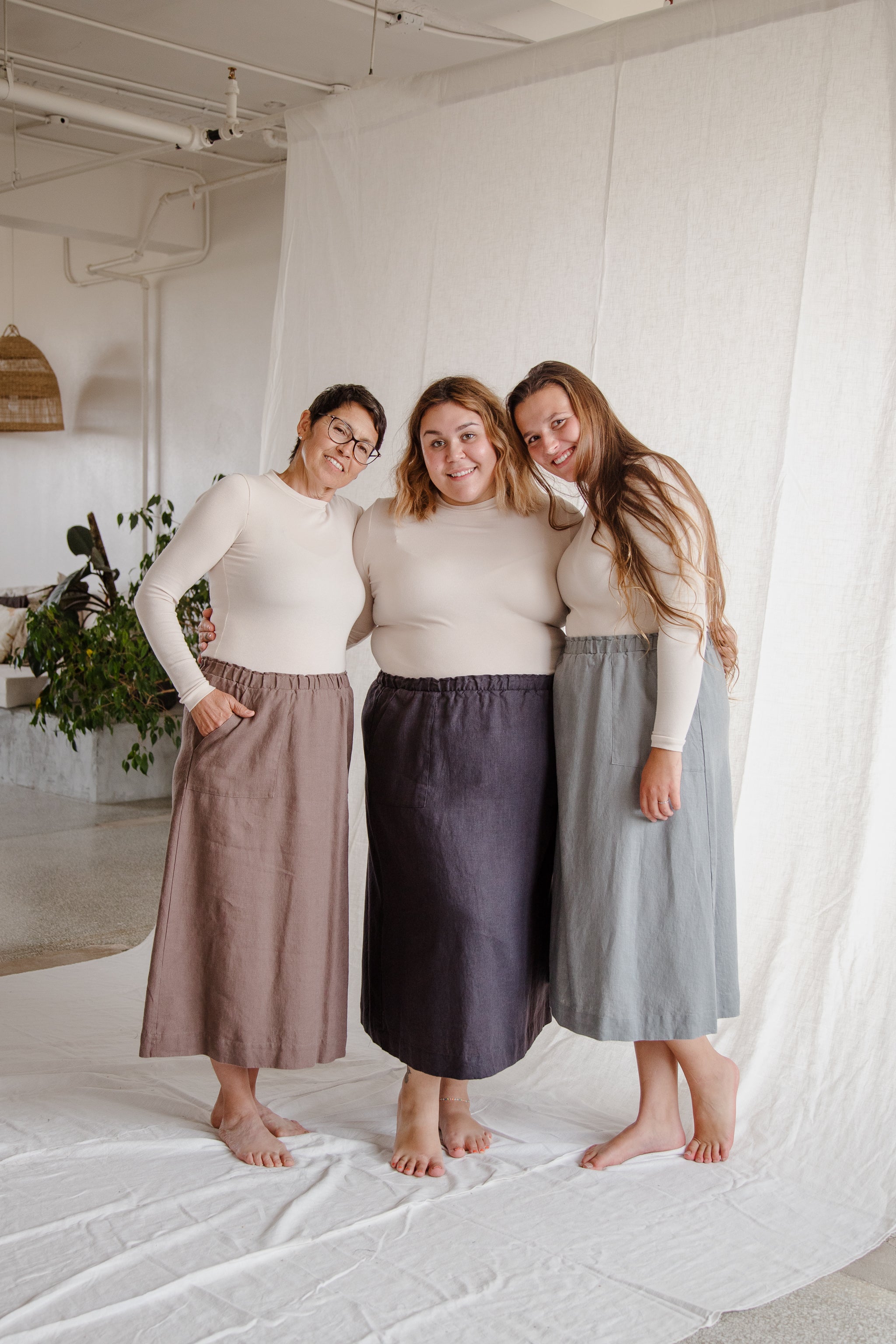 Women's Linen Skirts | Cedar & Vine