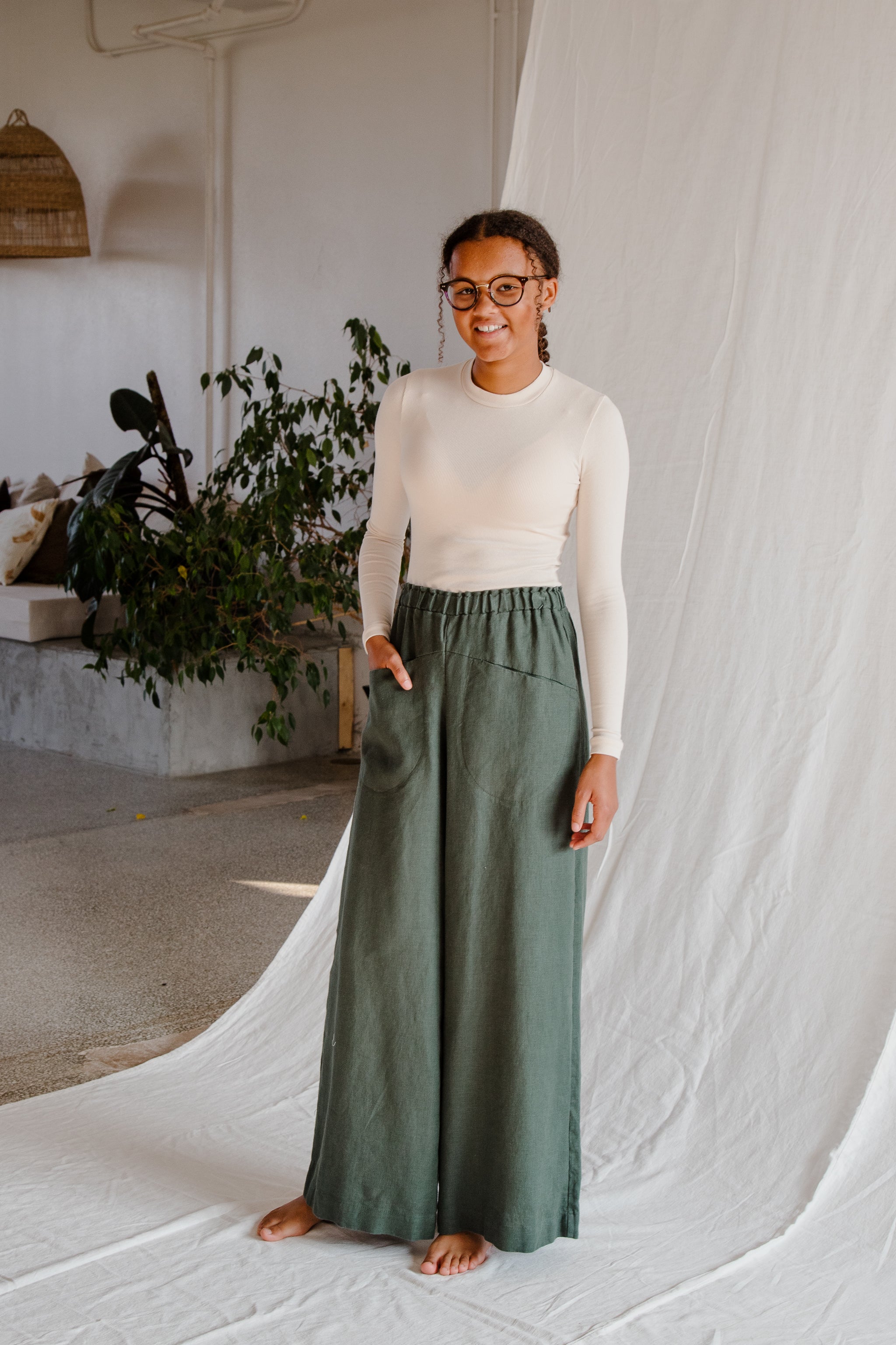 Linen Culotte - cedarandvine