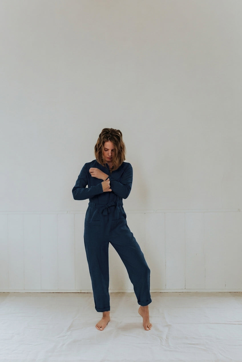 Lapel Romper - cedarandvine