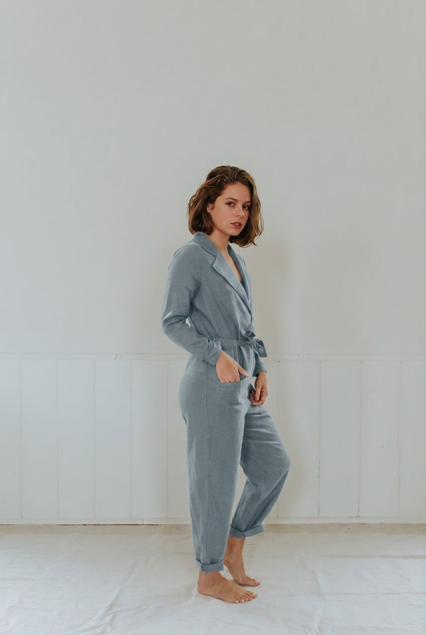 Lapel Romper - cedarandvine