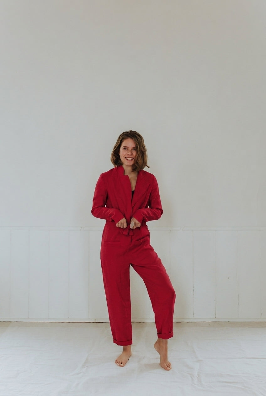 Lapel Romper - cedarandvine