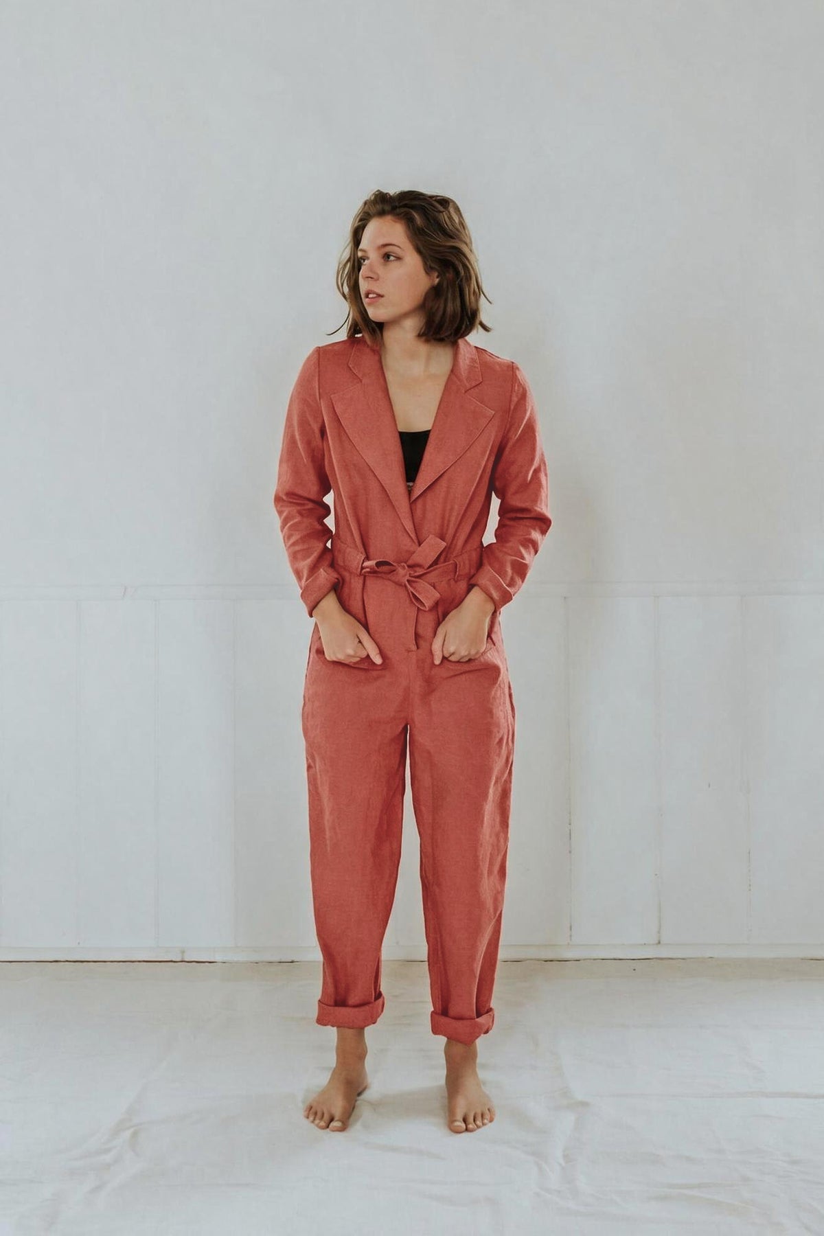Lapel Romper
