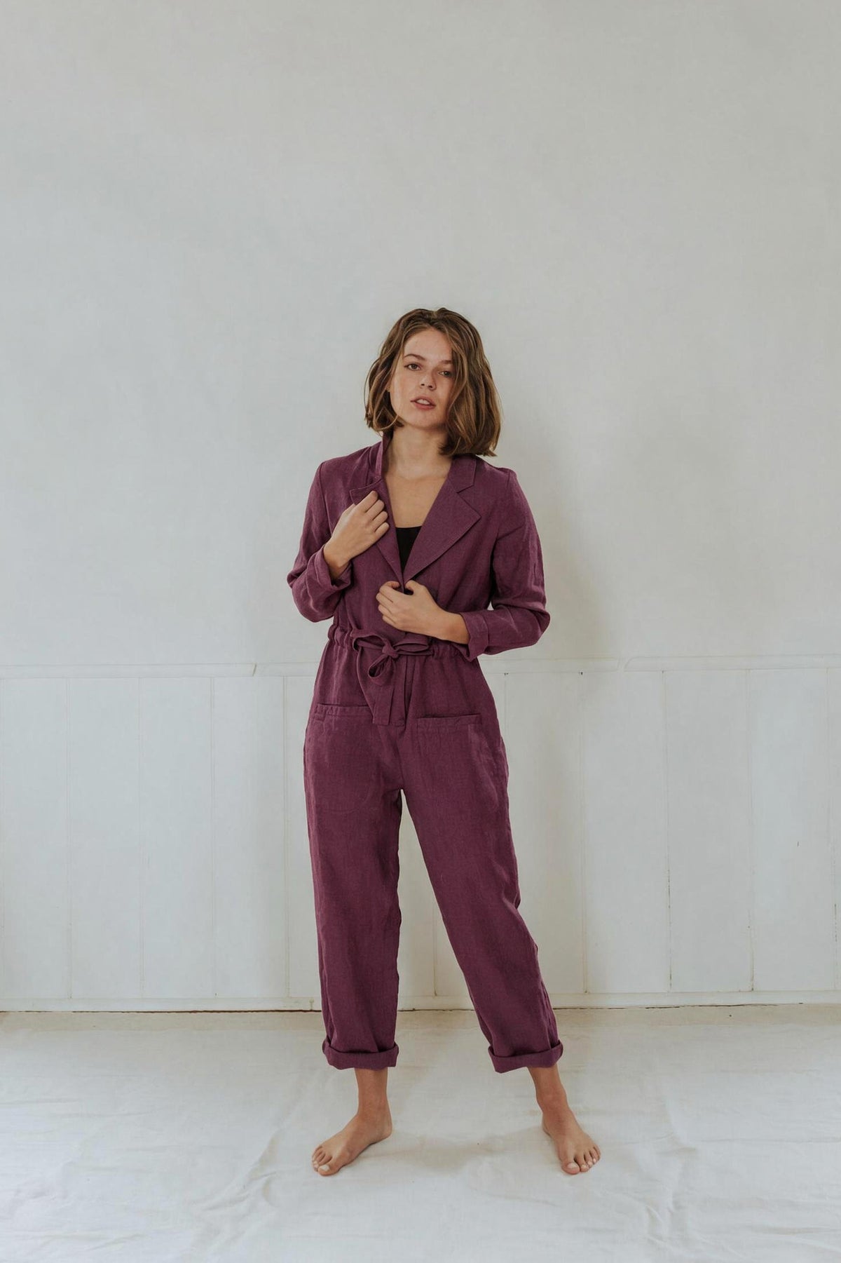 Lapel Romper