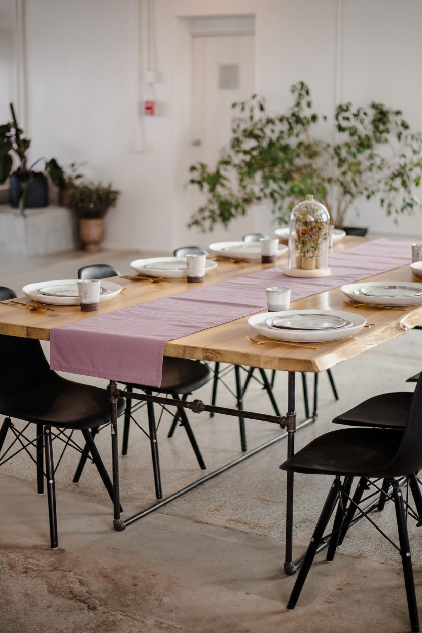 Linen Table Runner - cedarandvine