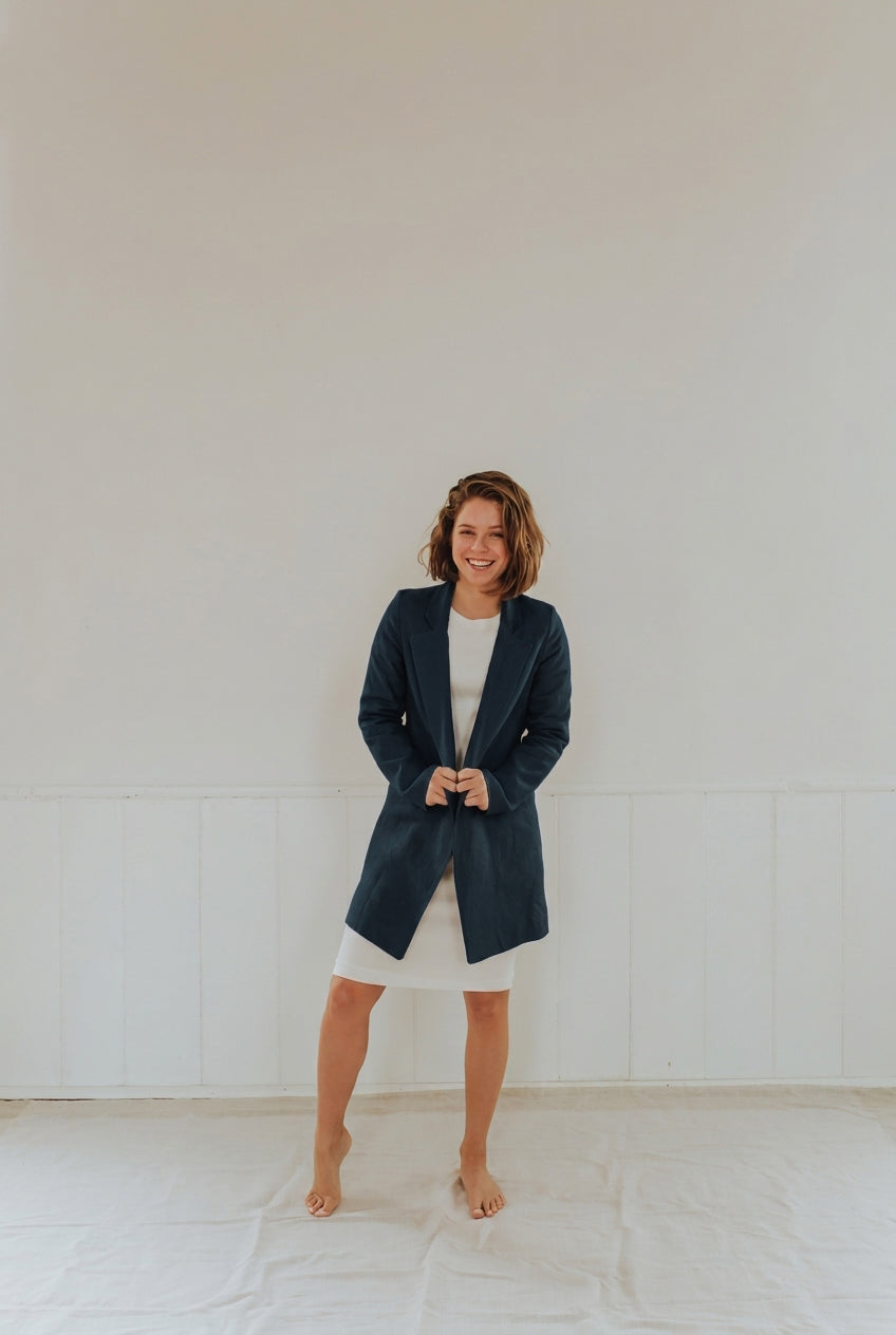 Linen Blazer - cedarandvine