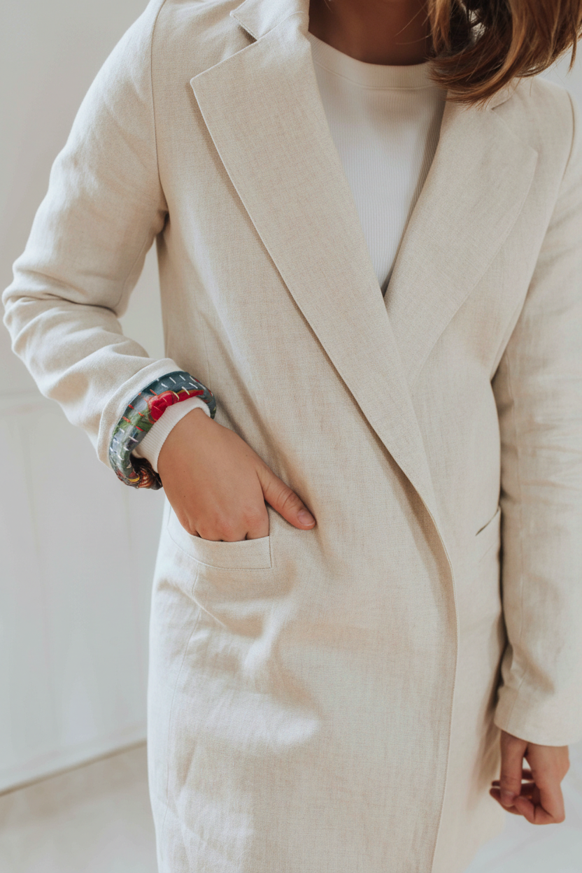 Linen Blazer - cedarandvine