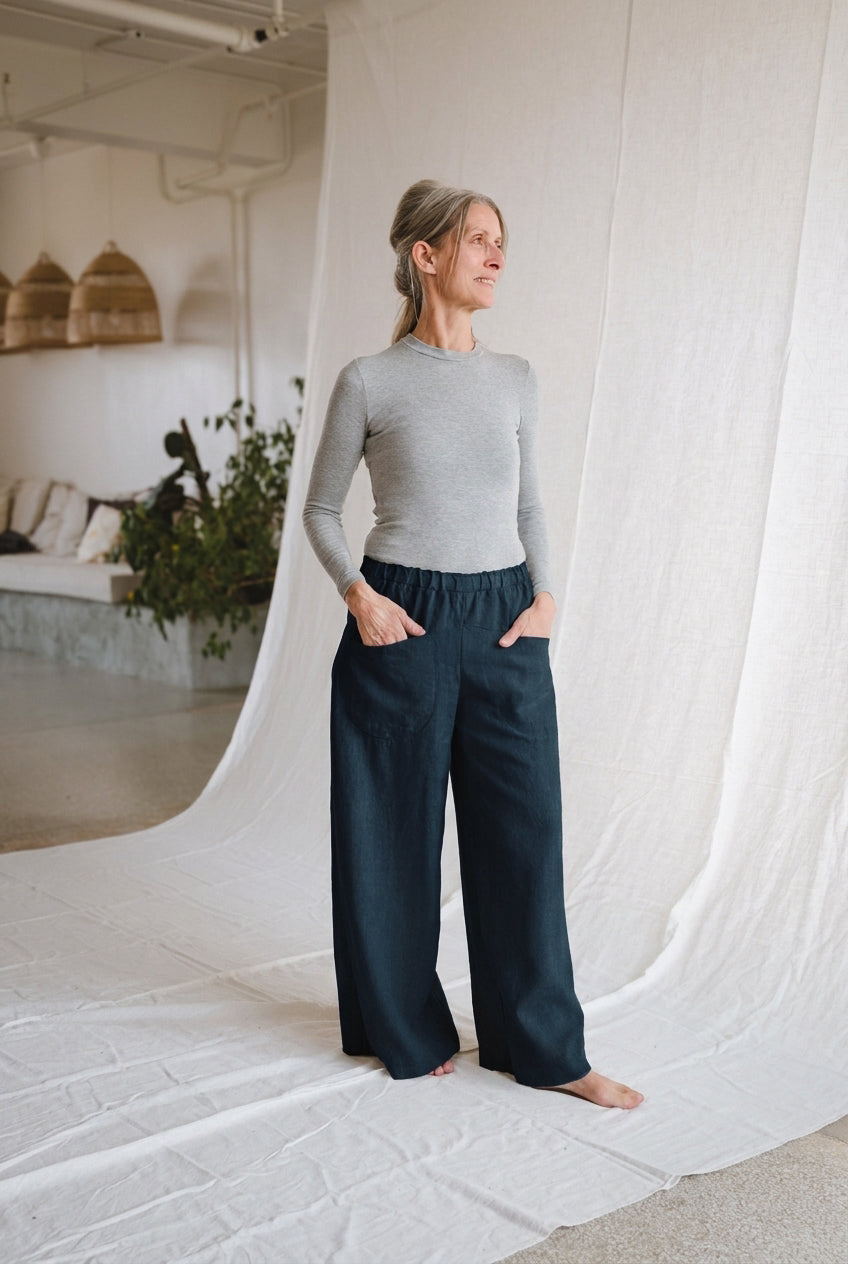 Linen Culotte - cedarandvine