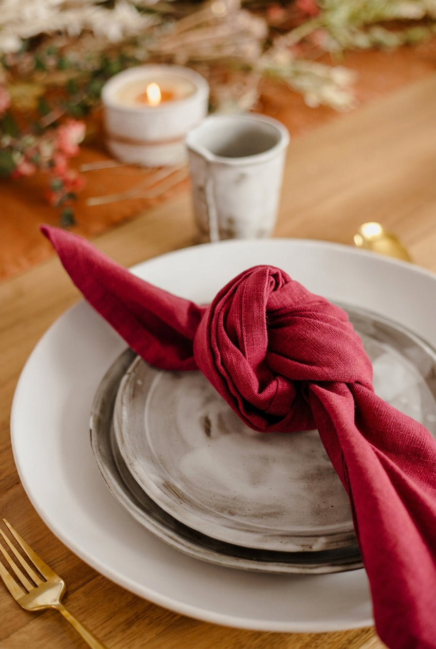Linen Table Napkin - cedarandvine
