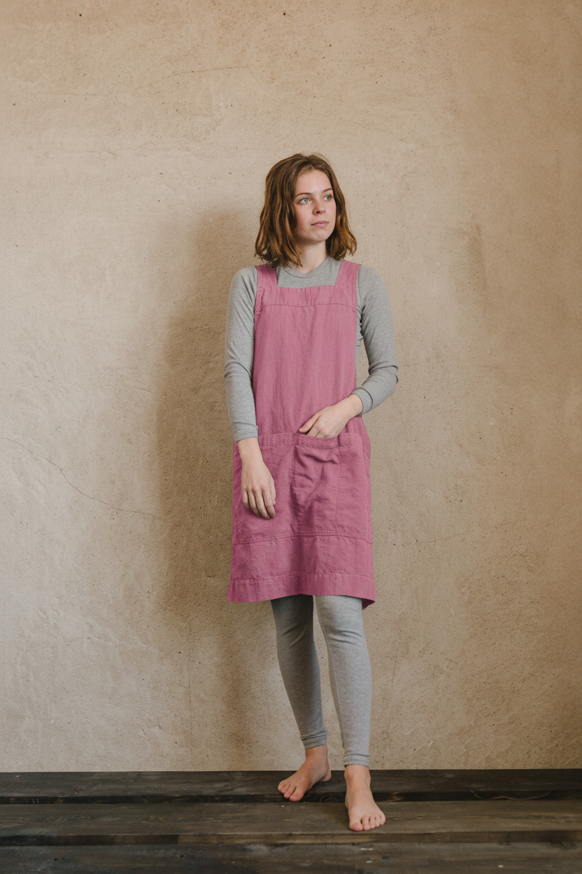 Linen Utility Apron - cedarandvine
