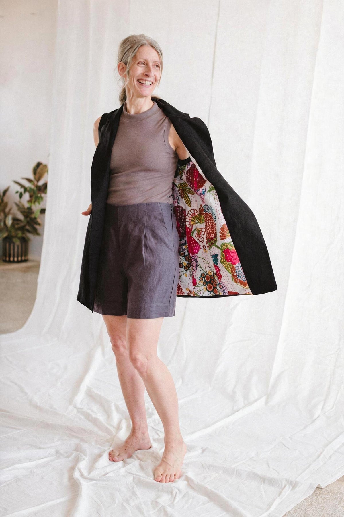 Linen Vest - cedarandvine