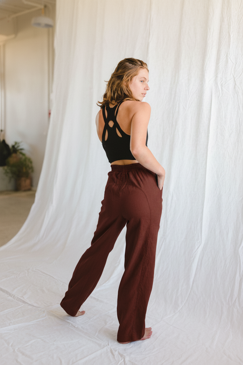 Wide Leg Slack - cedarandvine