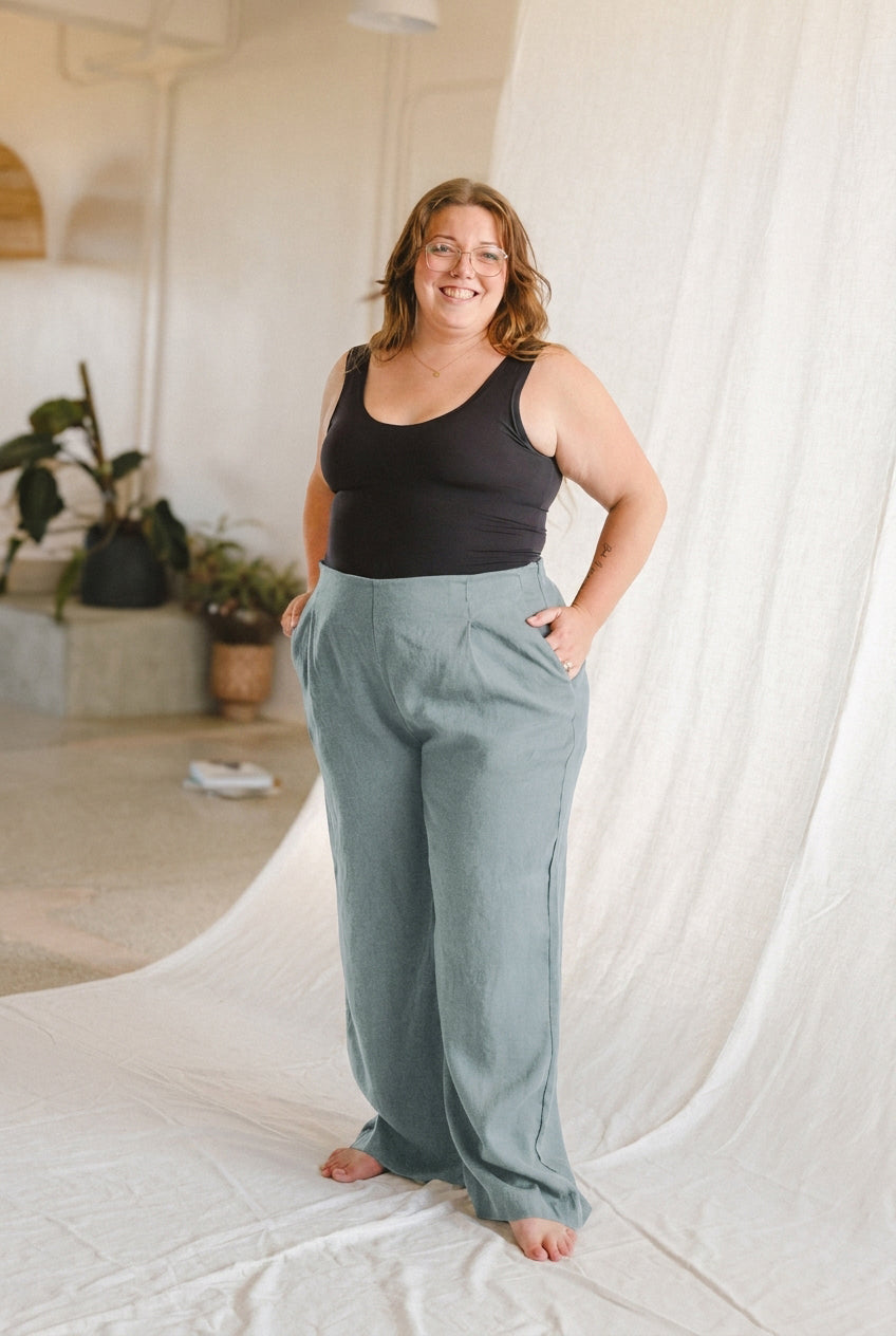 Wide Leg Slack - cedarandvine