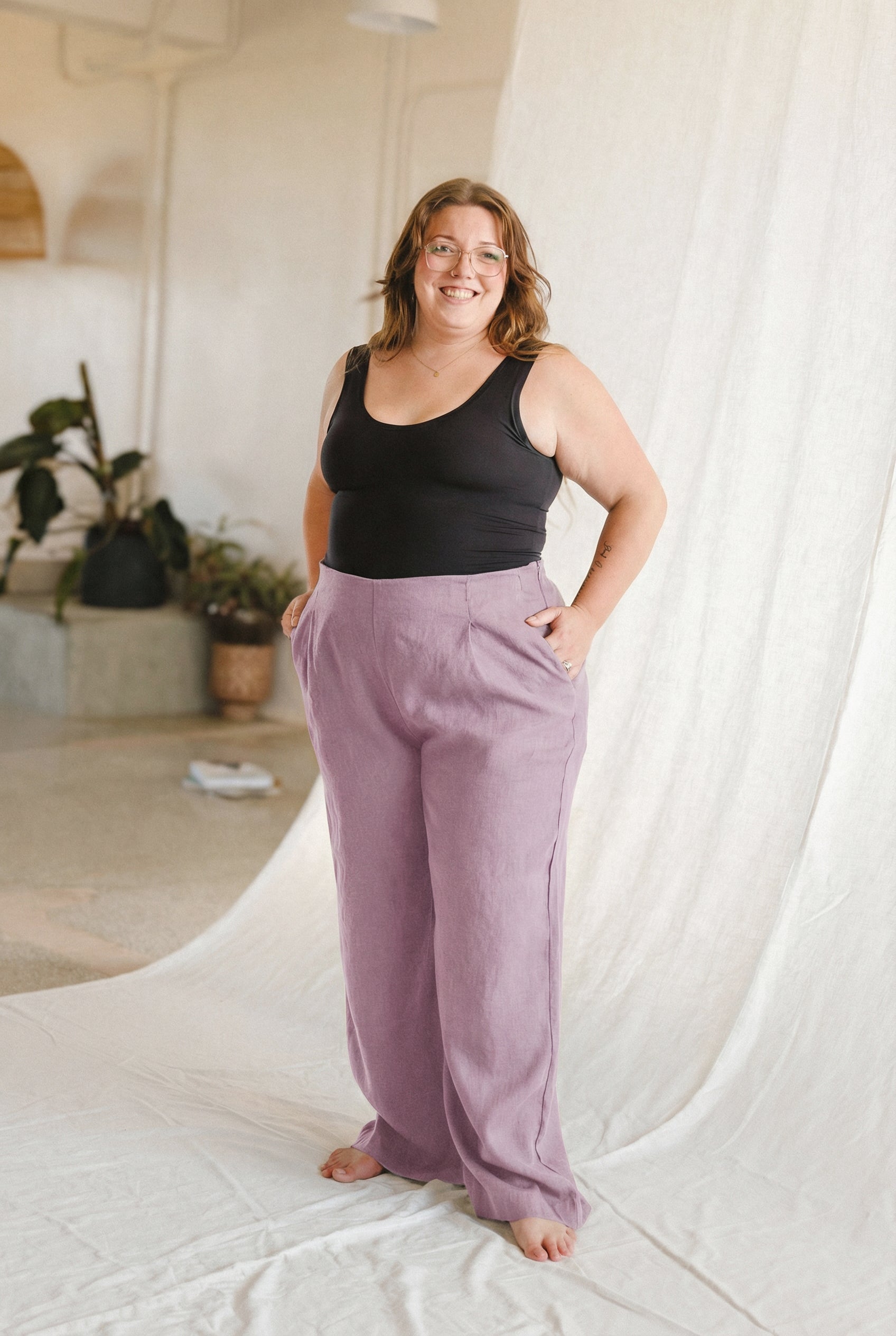 Wide Leg Slack - cedarandvine