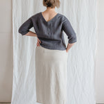 Linen Wrap Skirt - cedarandvine