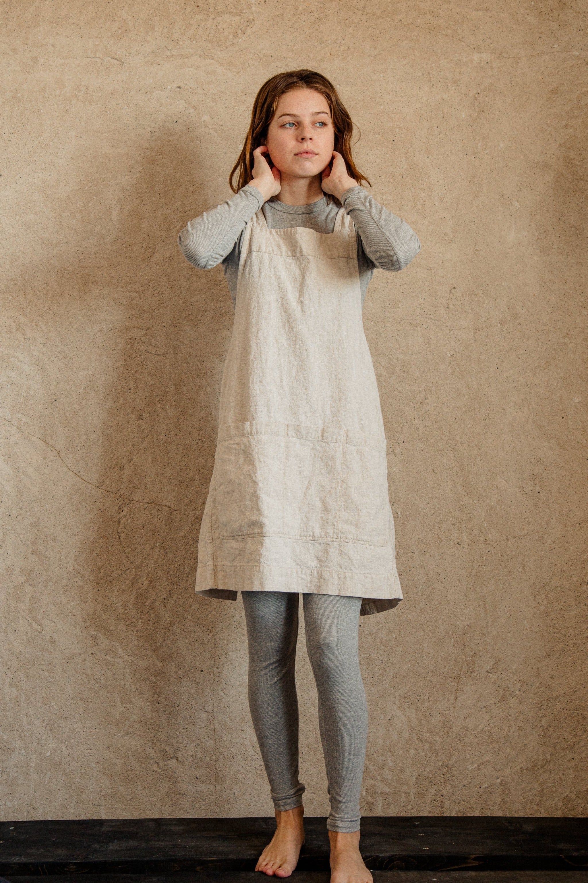 Linen Utility Apron - cedarandvine