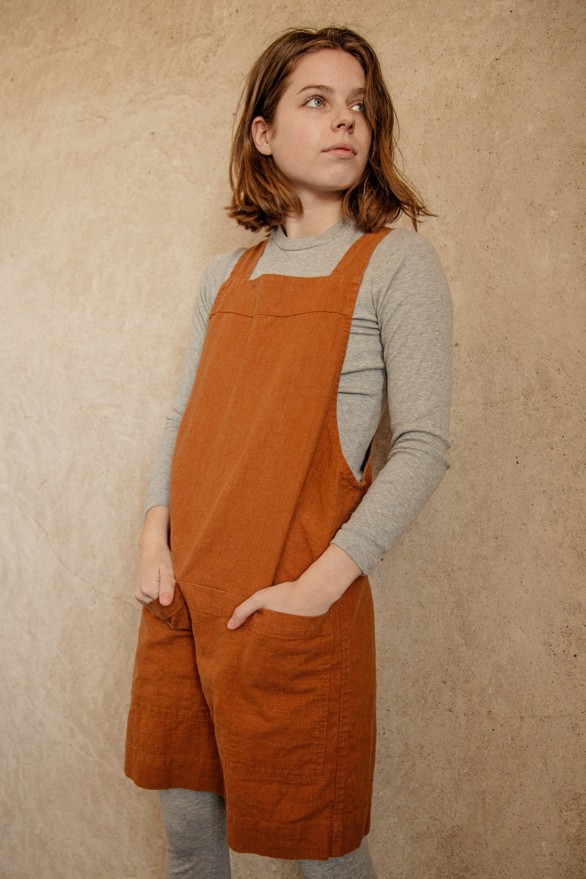 Linen Utility Apron - cedarandvine