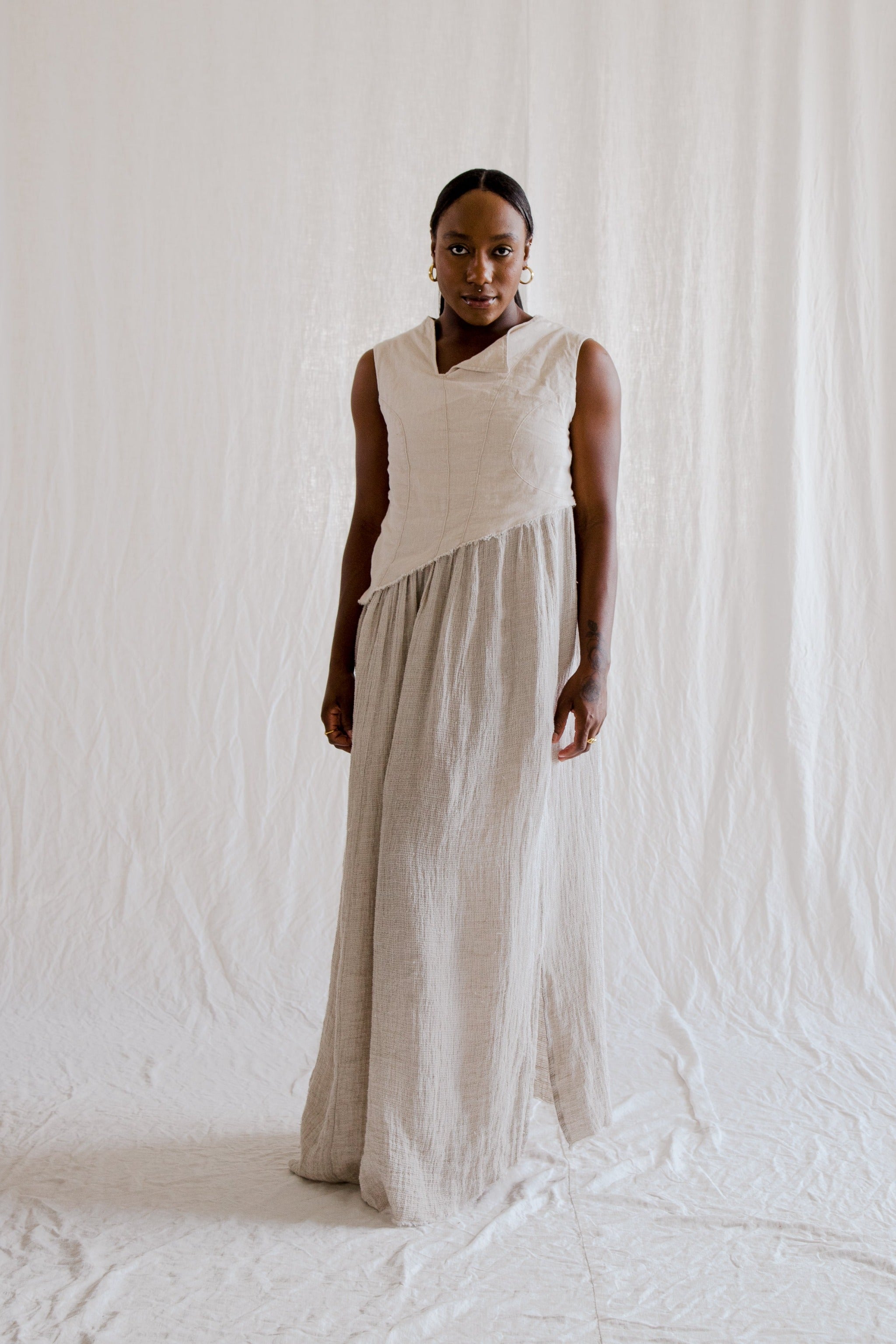 Linen Flow Dress - cedarandvine