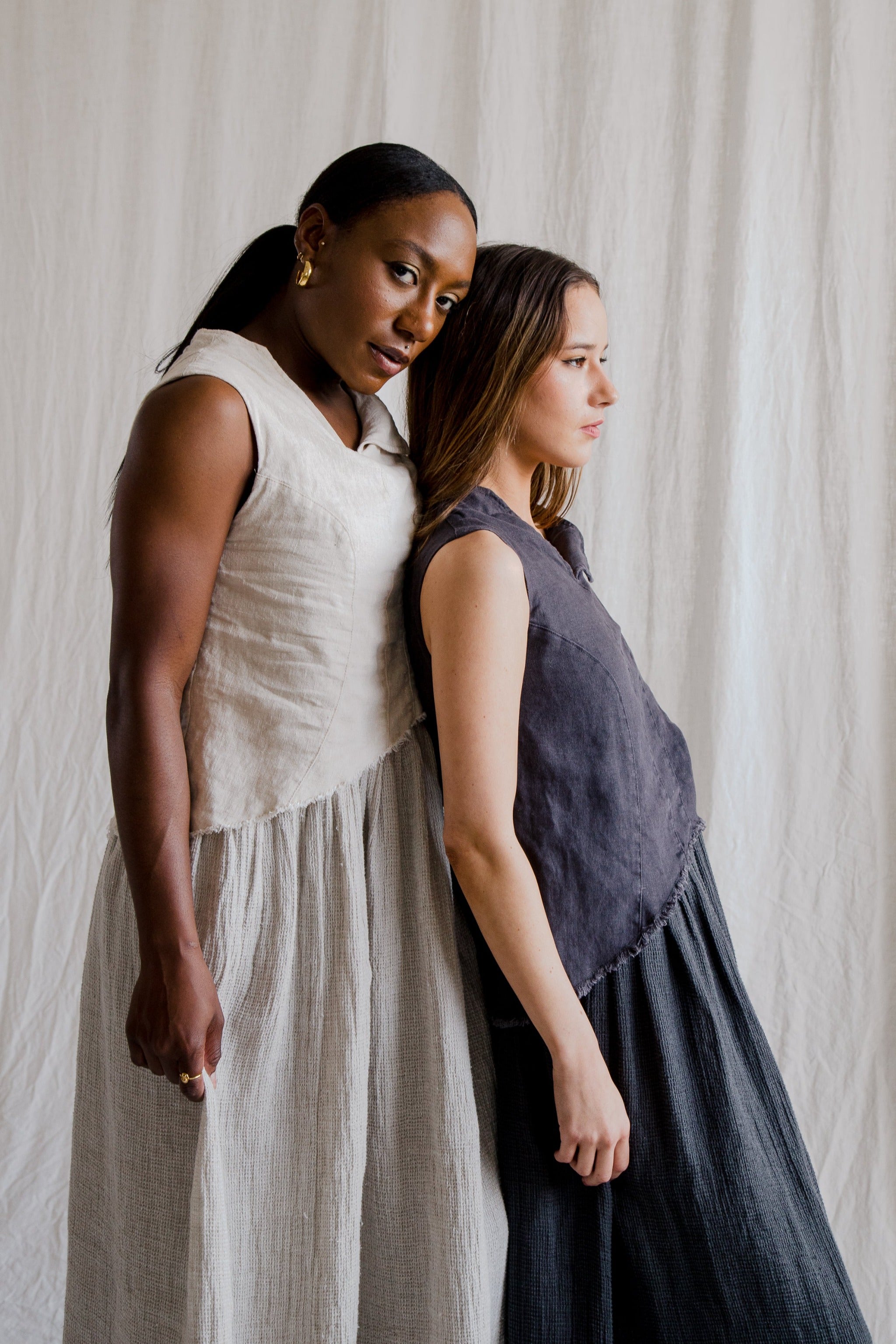 Linen Flow Dress - cedarandvine